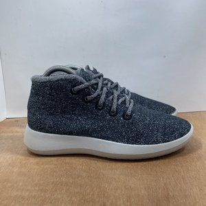 Allbirds WRU Wool Runners Up Women Size 8 Gray High Top Ankle Boots Shoes EUC